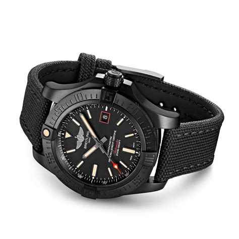 breitling avenger kautschuk armband|breitling blackbird titanium case.